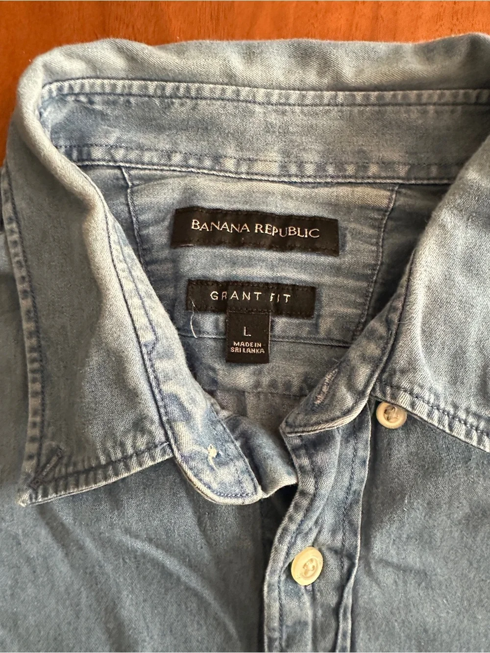Banana republic chambray shirt